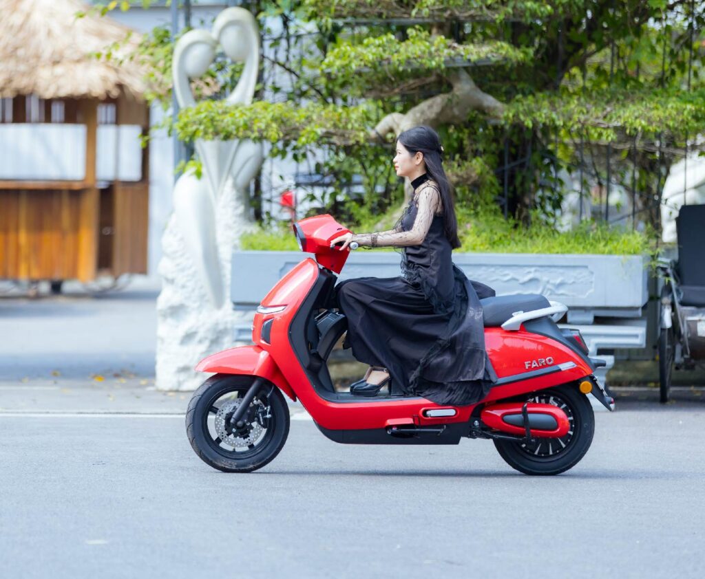 Xe máy điện Faro có động cơ mạnh mẽ