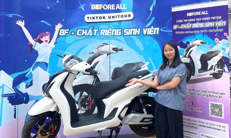 Khu vực check in xịn xò của Before All tại Tiktok Unitour