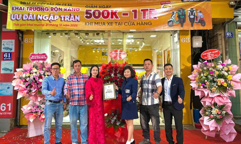 Xe điện Bảo Tín khai trương Cơ sở 5A