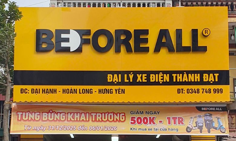 Xe điện Thành Đạt khai trương khép lại năm 2025