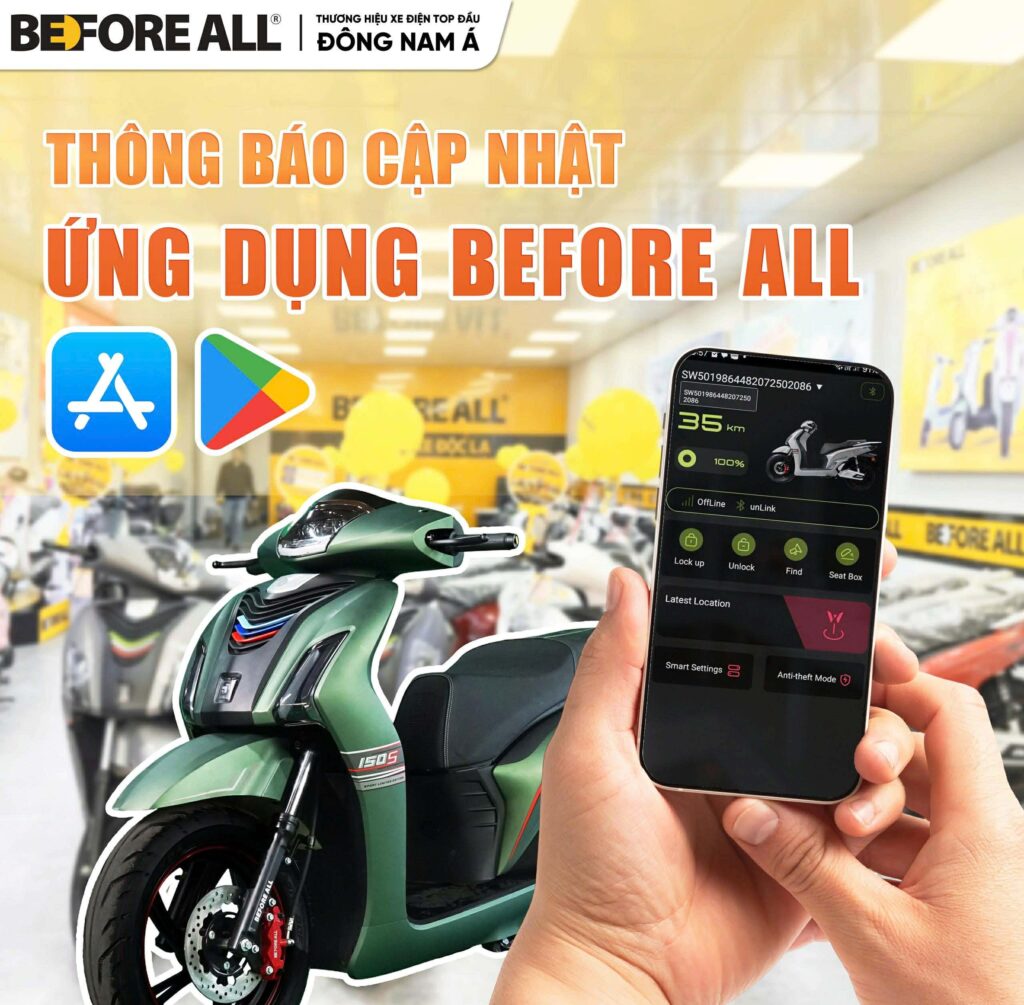 Thông báo cập nhật Ứng dụng Before All