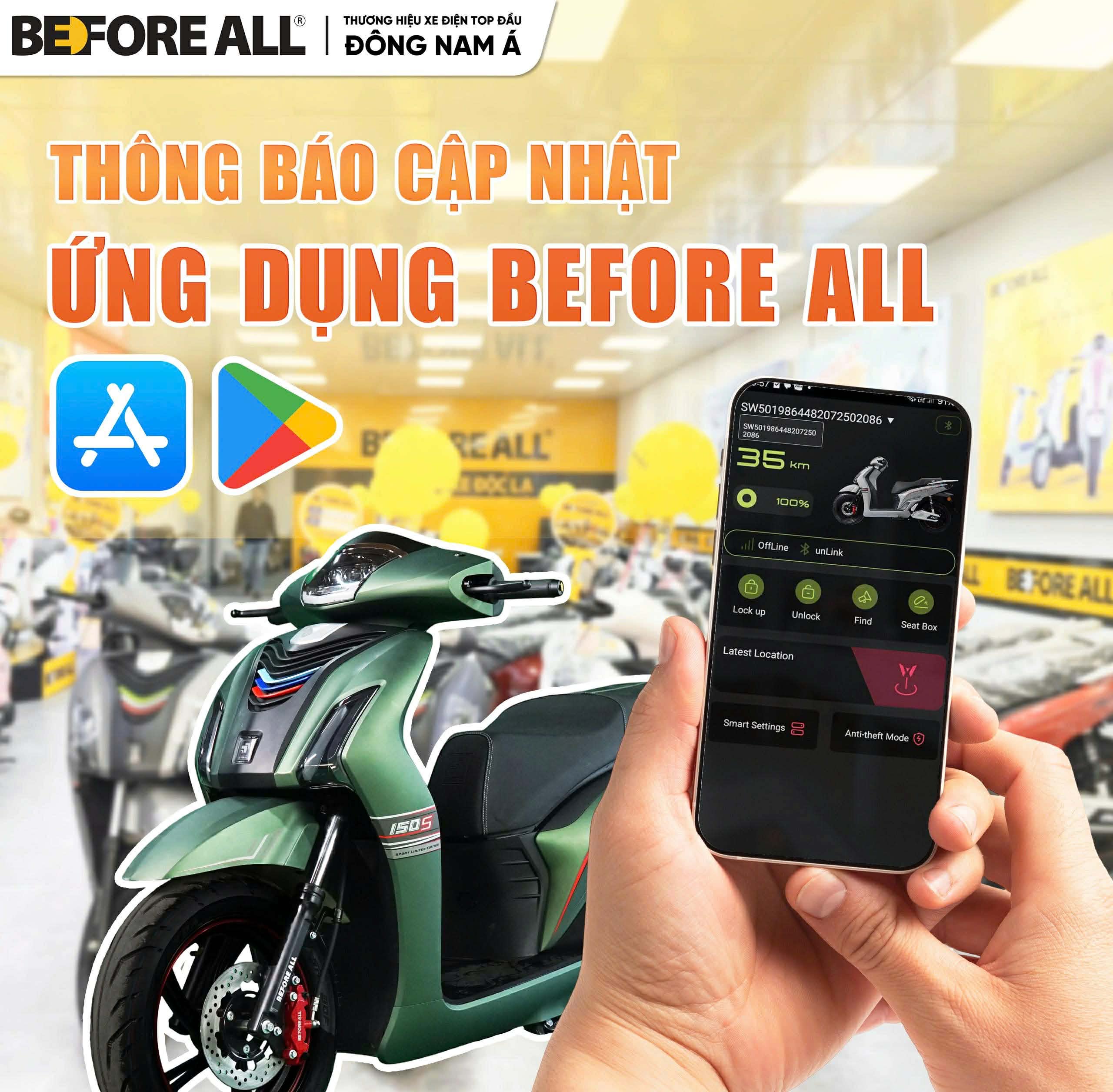 Thông báo cập nhật Ứng dụng Before All